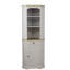 Armoire de rangement de 68 po de hauteur pour salle de bain avec tablettes et tiroir, armoire de coin triangulaire autoportante avec porte et tablettes réglables pour la salle de bain, le vestibule ou le salon