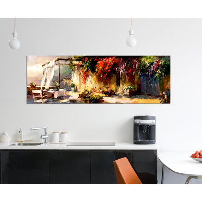 « romantique place », impression sur toile
