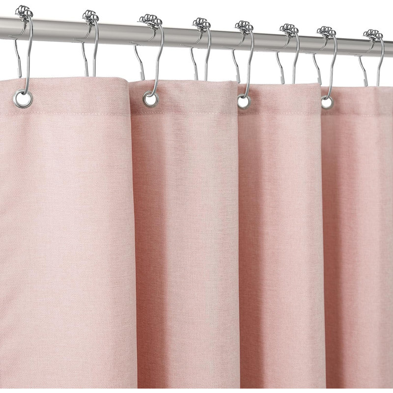 Polyester Shower Curtain, Pink