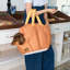 Lit pliant pour voiture et chien ZEZE Nata Bloom Orange Plaid