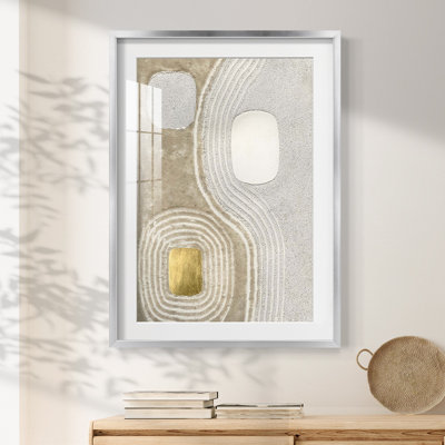 Golden Ishi I -Framed Print