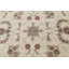 Tapis brun clair / noir noué à la main de conception unique 12 pi 1 po x 18 pi New Age