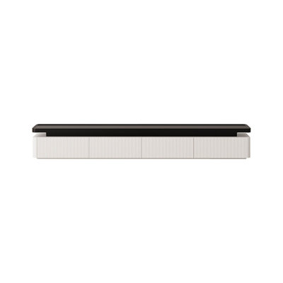 Black + White Manufactured Wood TVStands