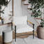 Fauteuil d'appoint en ardoise Kala-77119910