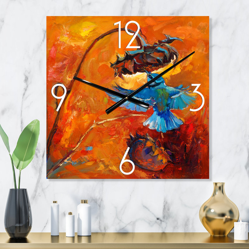 Horloge murale colibri, Moyen