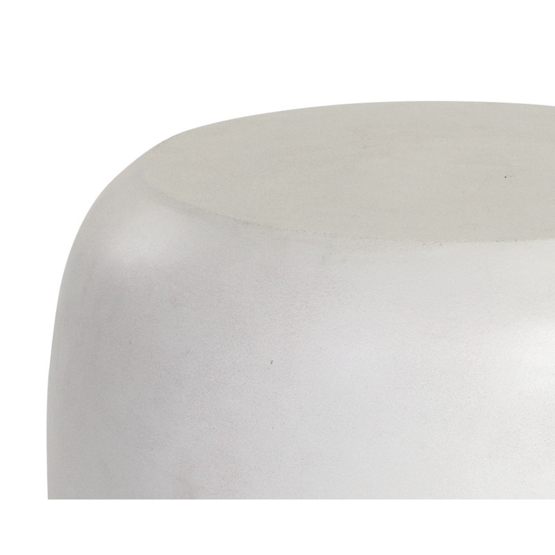 Rox End Table, White
