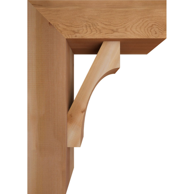 Support Westlake Block avec support décalé, 28 x 20, Cèdre rouge occidental de l 7 1/2 po (lisse)
