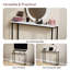 Modern Console Table with Metal Legs – Sleek Hallway Living Room Home Office & Entryway Accent Table-695226905-695226886