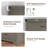 51" Grey 7 Drawer Dresser, Farmhouse Chest of  7 Drawers,Storage Dressers Organizer for Bedroom, Living Room-93386176