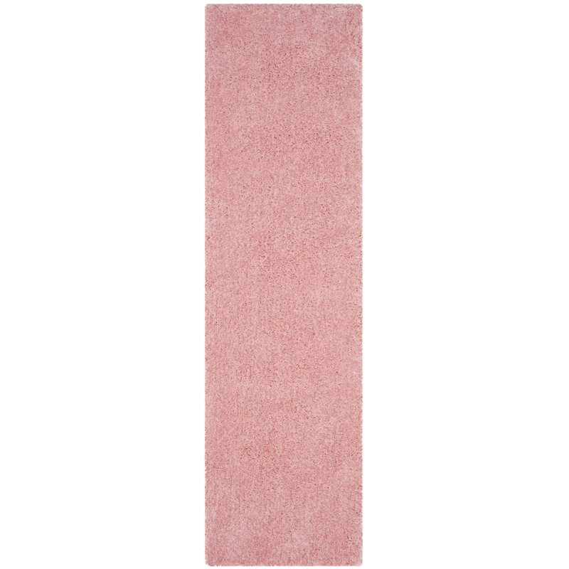 Winnett Shag Hand Tufted Performance Solid Color Rug