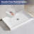 DeerValley 48" x 30" Rectangle Shower Base White Acrylic with Single Threshold Shower Pan, Non-slip Design-122807759-94804372