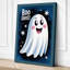 Cheerful Halloween Ghost Novelty - Wrapped Canvas-1445683057-1445683062