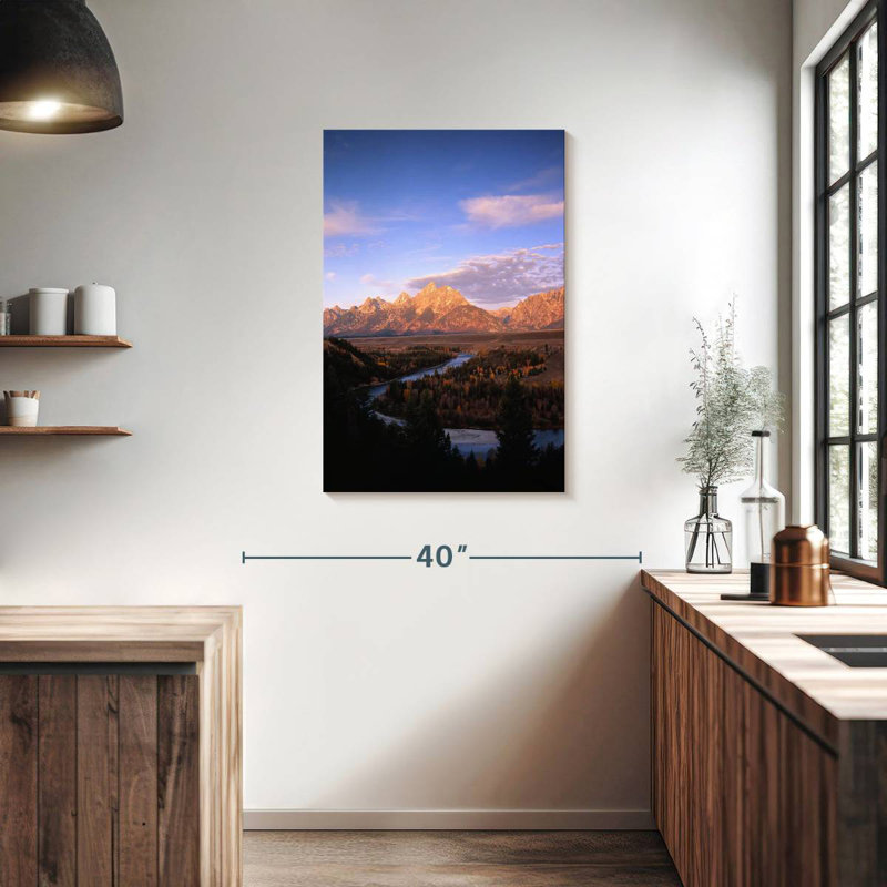 Grand Tetons d'Alvord Snake River, H 36 po x l 24 po