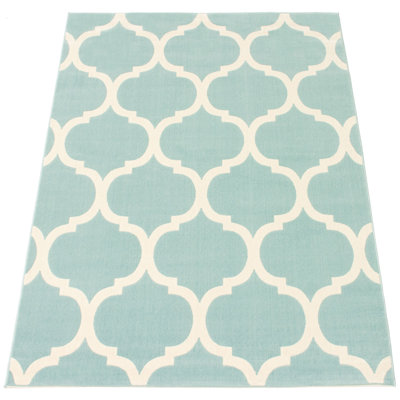 Ensemble de tapis vert / beige Jullien