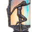 9" High Deco Posing Lady Accent Lamp-115471308
