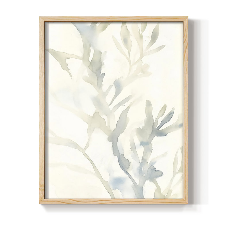 Reproduction encadrée FLORAL Series DCxxxv - bois massif, H 11 po x l 9 po