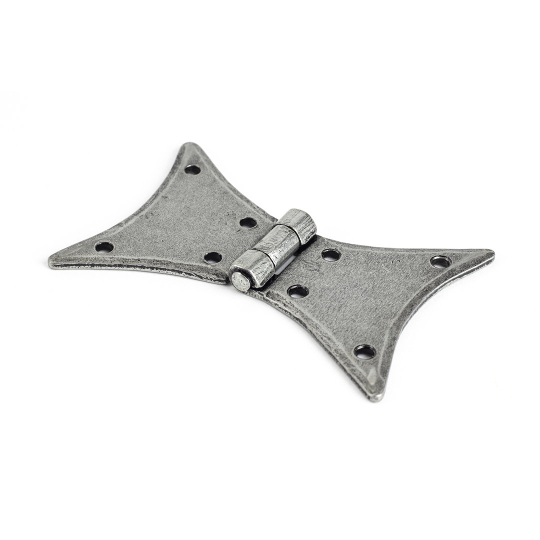 From The Anvil 33687 Pewter 3"" Butterfly Hinge (pair) - Image 4