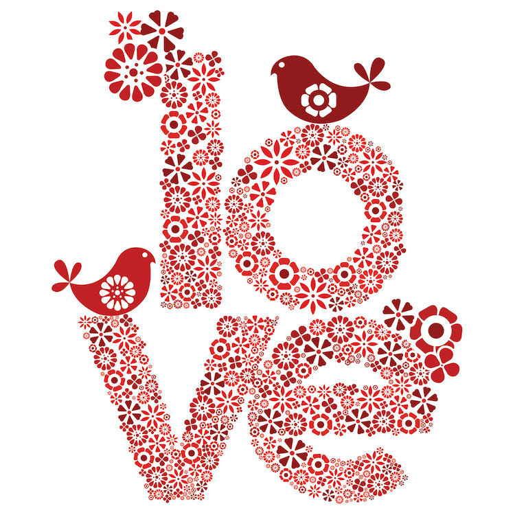 « red love », impression sur toile tendue, H 26 po x l 26 po x P 1,5 po, Toile tendue