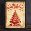 Cadre noir rétro encadré noir, art de Noël festif rétro, impression sur cadre rustique-1960363295