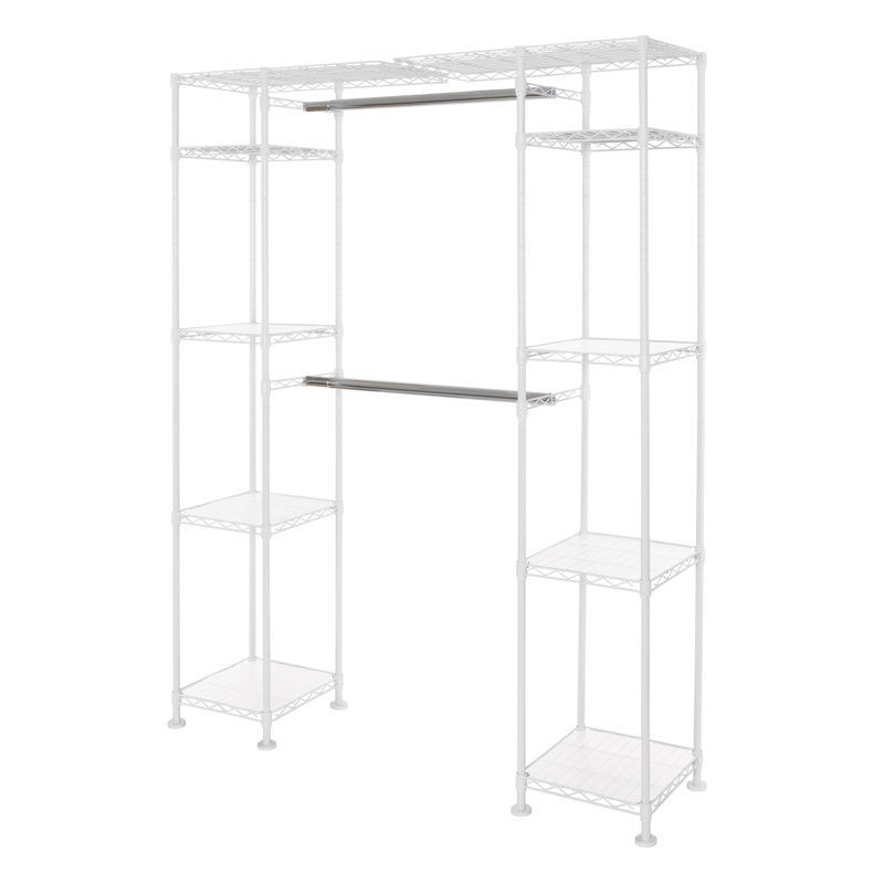 58'' - 83'' Closet System Starter Kit, White