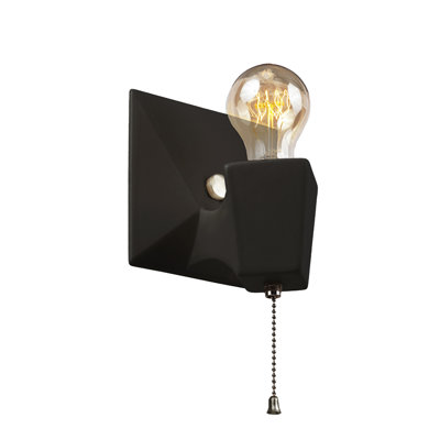 Single Light Dimmable Ceramic Armed Sconce