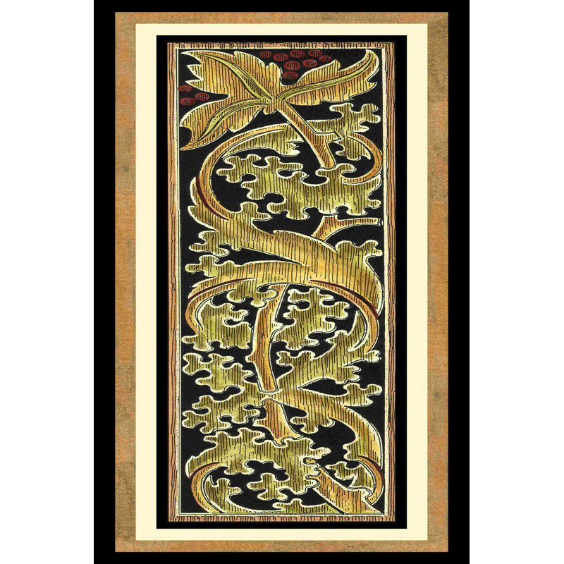 Panneau de gravure sur bois Sienna I, H 18 po x l 12 po