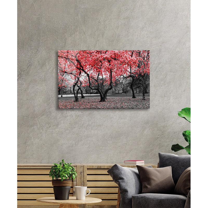 Peinture élégante en verre trempé décoratif, 27,6 po x 43,3 po | 100% verre trempé, épaisseur: 0,16 pouce | Superbe décoration intérieure pour le salon, le bureau ou la galerie | Pièce d'art unique, durable et élégante