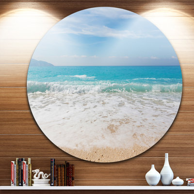 «Permit White Waves Kissing Beach Sand», photographie