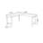Light walnut L-Shaped Solid Wood desk-108959860-108959864
