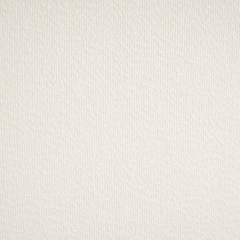 Boucle carrée blanche avec coussins à ressorts ensachés confortables en mousse dense et à ressorts ensachés, d'une compatibilité intérieure moderne, structure en bois de contreplaqué recouvert de contreplaqué de 21,64 po x P 16,92 po, pouvant servir de table d'appoint ou