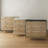 3-Drawer Rattan Dresser with Metal Legs, Black/Gold-495906041