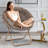Foldable Round Saucer Chair Portable Papasan Chair Lounge Chair Accent Chair for Bedroom Living Room-1110185521-1137783173-1110185526