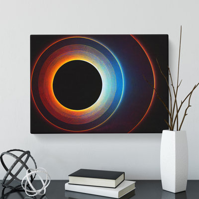Hopeful Modern Abstract Art - Wrapped Canvas