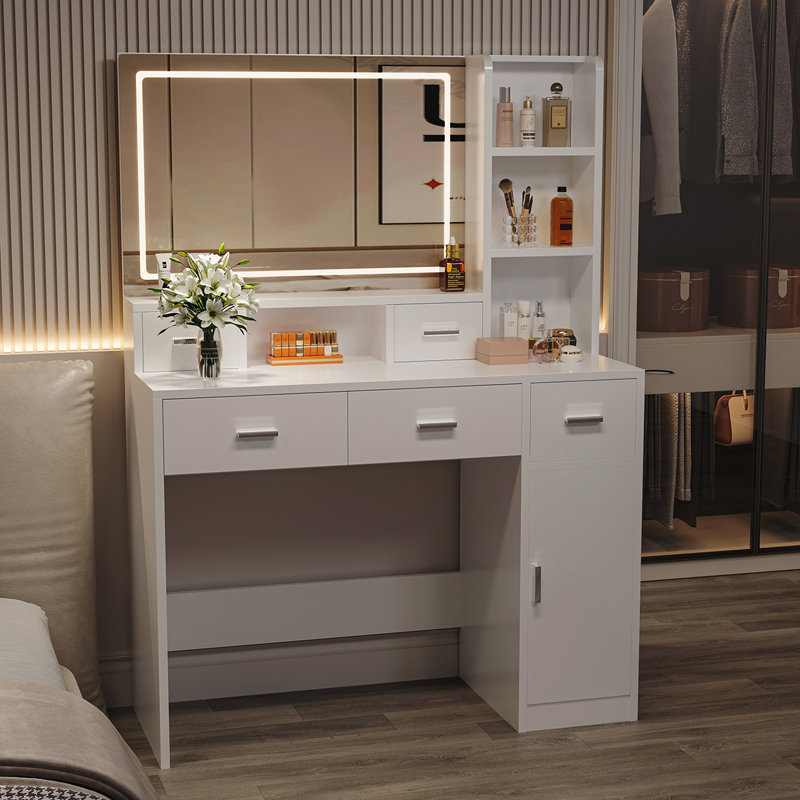 Chic Dressing Table with Multiple Functionalities and Stylish Design