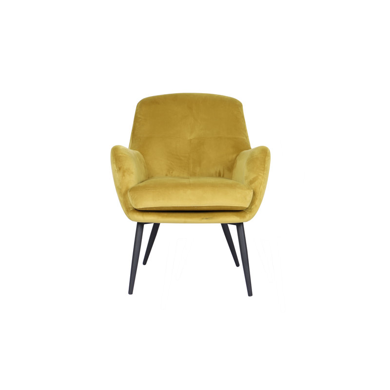 Upholstered Side Chair, Amber Green