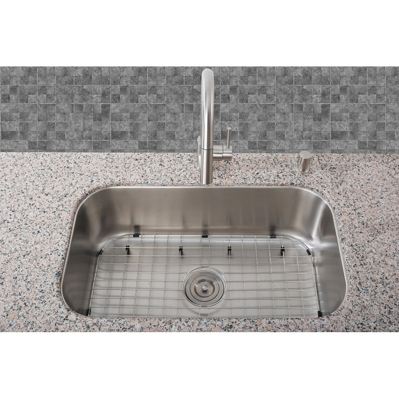 Grille d'évier en acier inoxydable 26,06 po x 14,06 po
