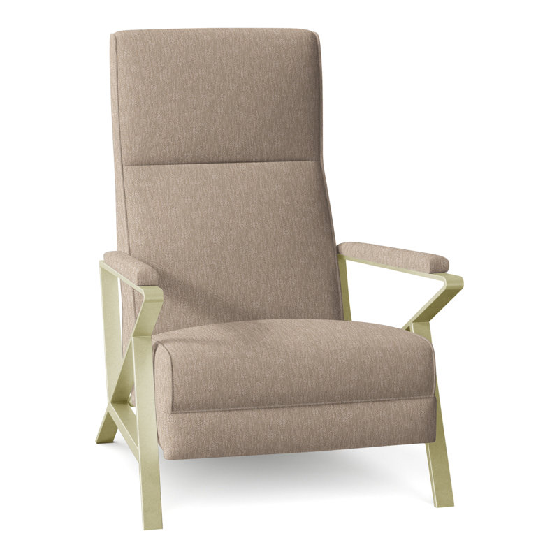 Infinity 28.25" Wide Manual Standard Recliner, Brushed Brass, Perigold Improve Dune