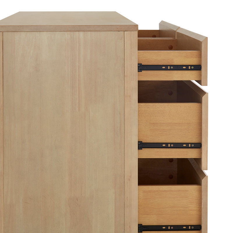 Ismail Danish-Inspired Modern 6-Drawer Dresser