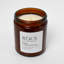 Bougie de soja en bois de teck de ROUS Burmese versée à la main, combustion propre, pot en verre réutilisable, eucalyptus