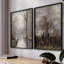 «Vintage Landscape XIX», 2 pièces sur papier-956793847-956793846
