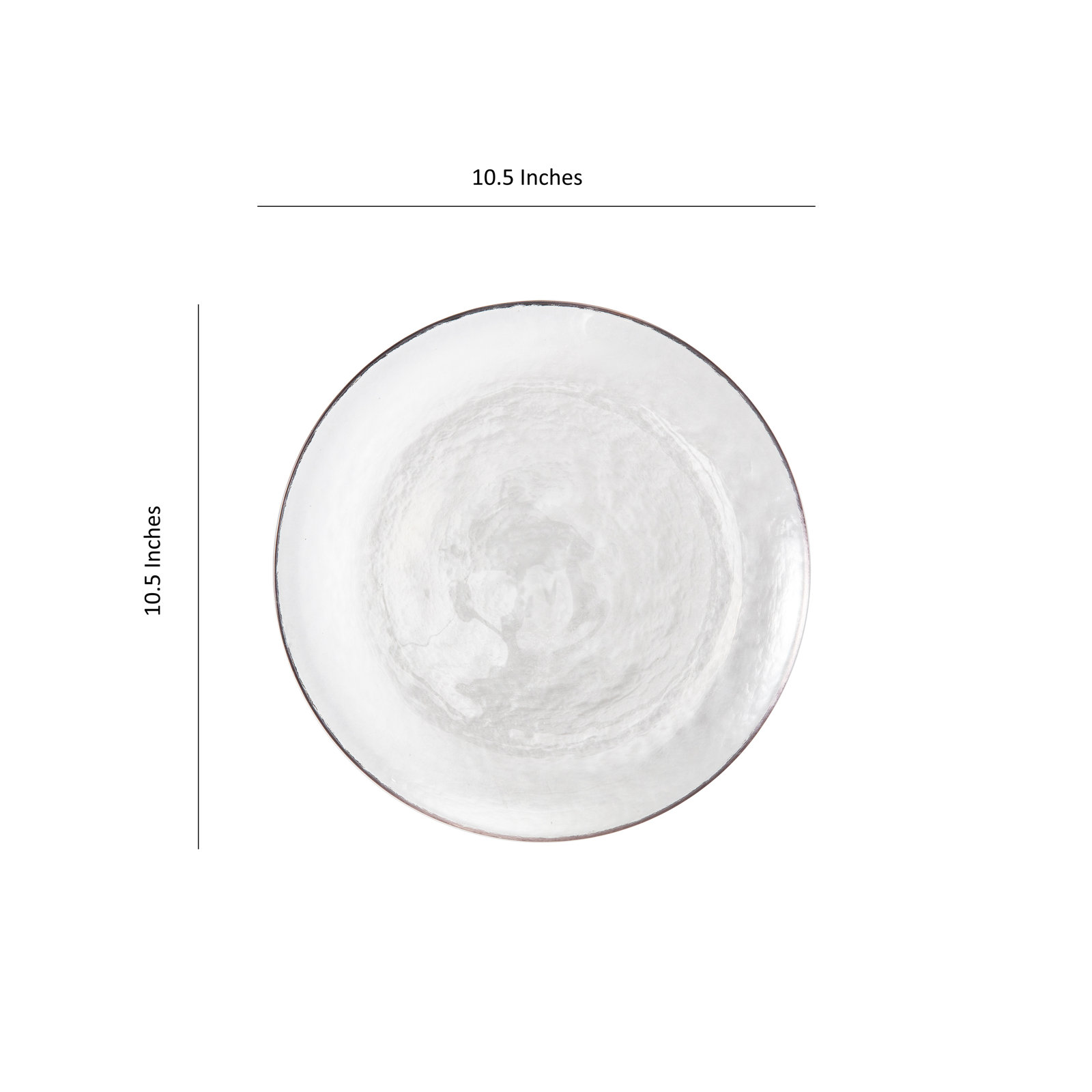 Fortessa Los Cabos Dinner Plate, Clear