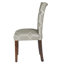 Chaise parsons rembourrée en velours Feldman-22213672