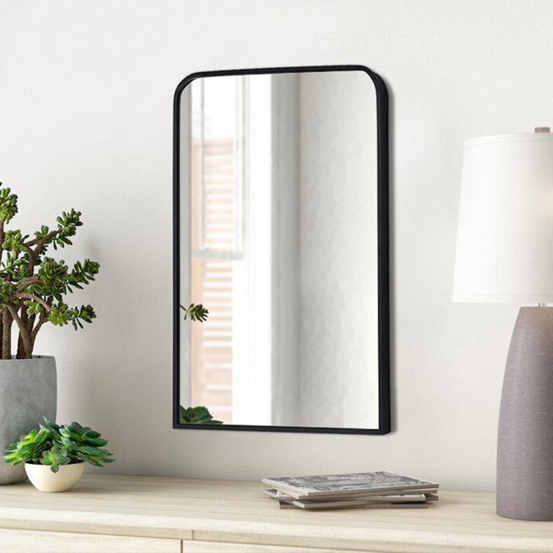 Kuddusi Metal Rectangle Mirror, 60cm H x 40cm W