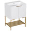 Ensemble de meuble-lavabo simple 24,01 po avec plateau