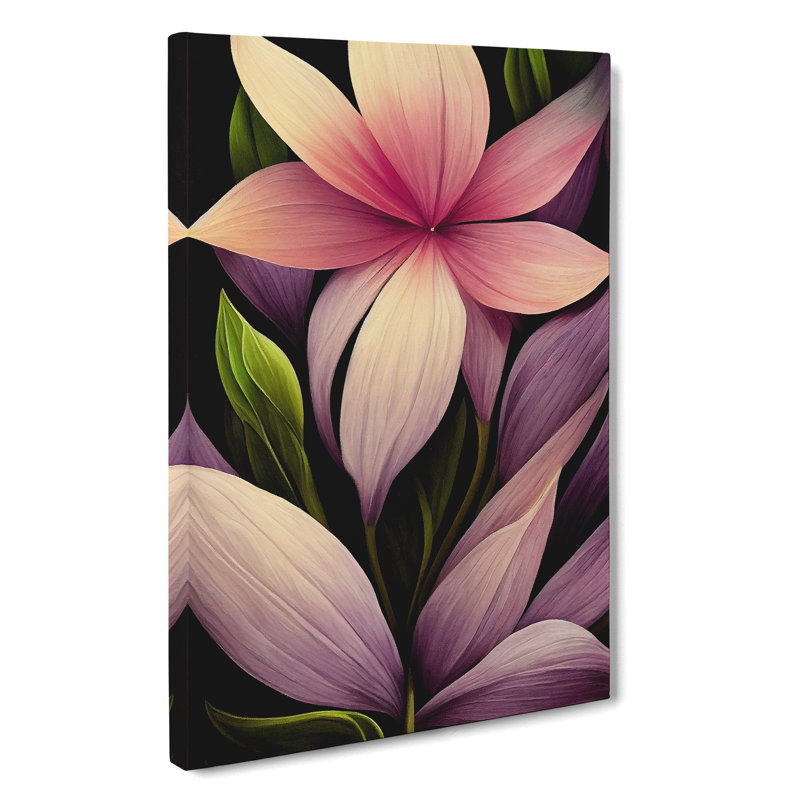 Magnificent Flowers - Wrapped Canvas Print, 50cm H x 35cm W x 3cm D