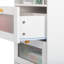 Table de chevet blanche avec USB Jenkinsburg
