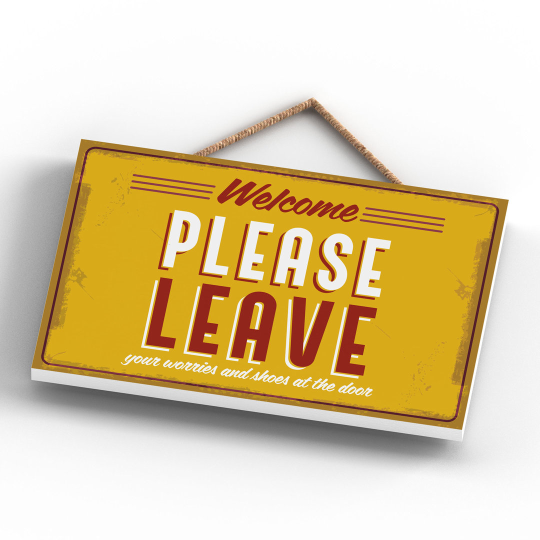 Do Not Disturb Welcome - Print on MDF