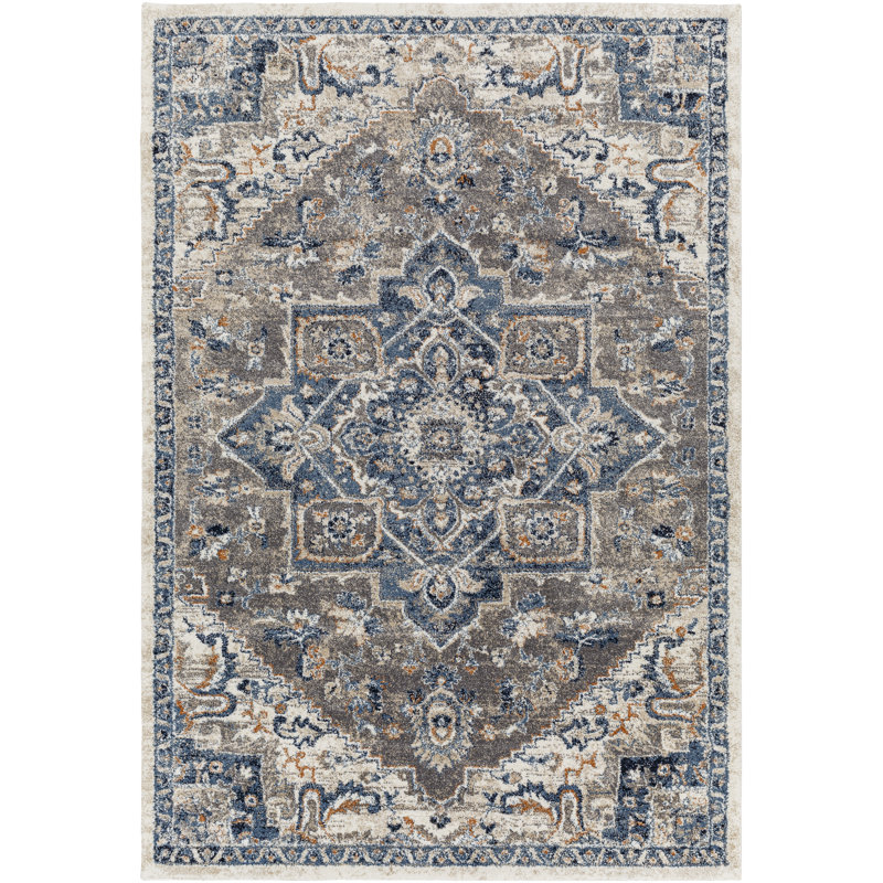 Hodder Oriental Indoor Rug, Rectangle 6'7" x 9'6"