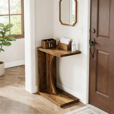 C-Shaped End Table