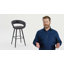 Tabouret de comptoir de 24 po Palafox-24691098-45046347